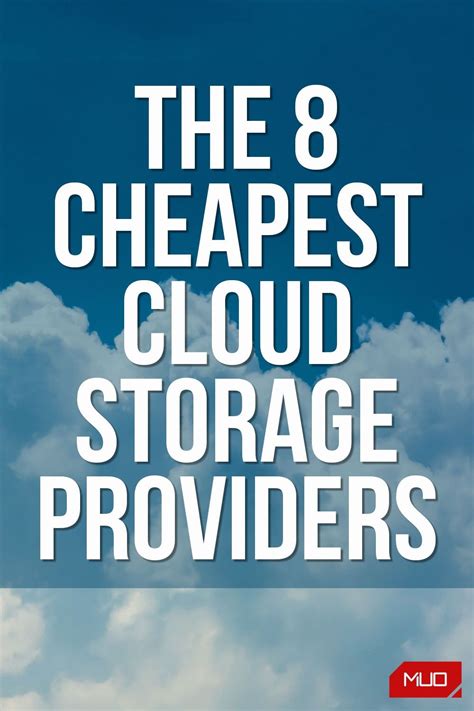 cheapest large cloud storage
